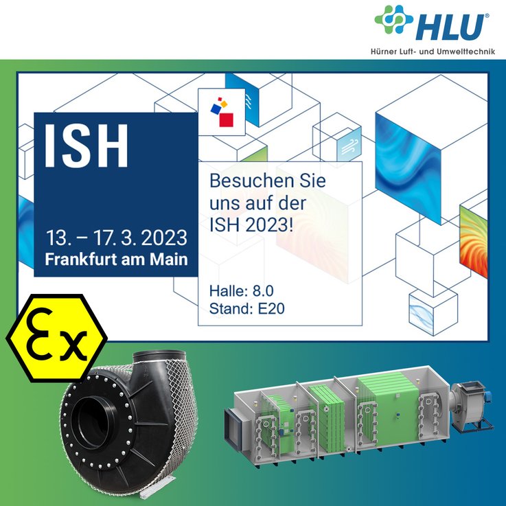 [Translate to Englisch:] HLU is exhibitor at ISH 2023