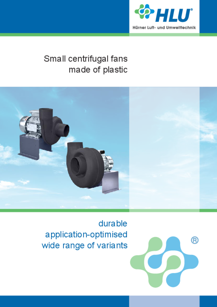 Small centrifugal fans catalogue