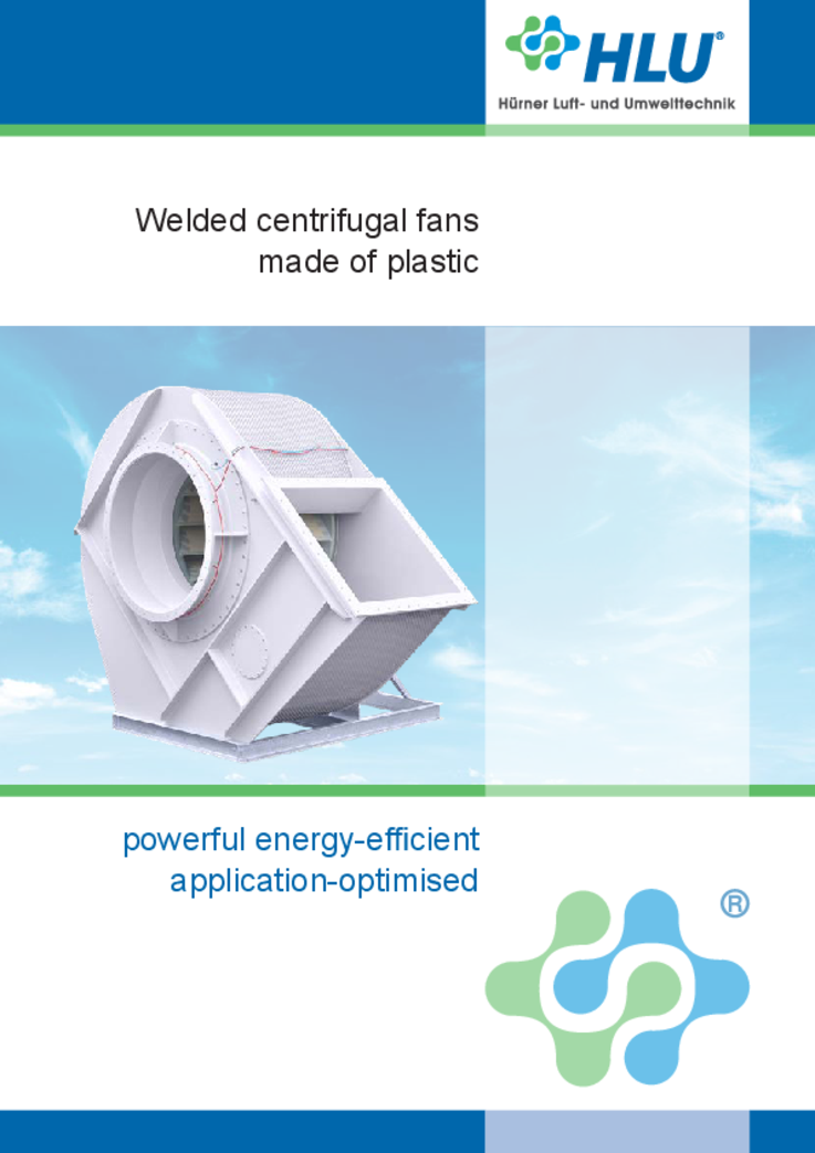 Centrifugal fans welded Catalogue
