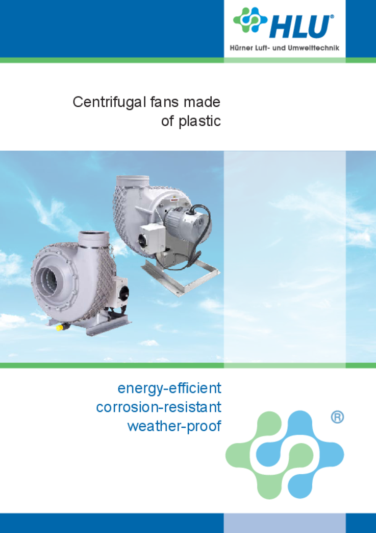 Centrifugal fans catalogue
